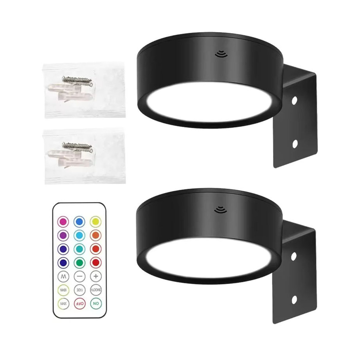 Heinast Magnetische LED Bildbeleuchtung mit Fernbedienung Schwarz Modern - Bild 6