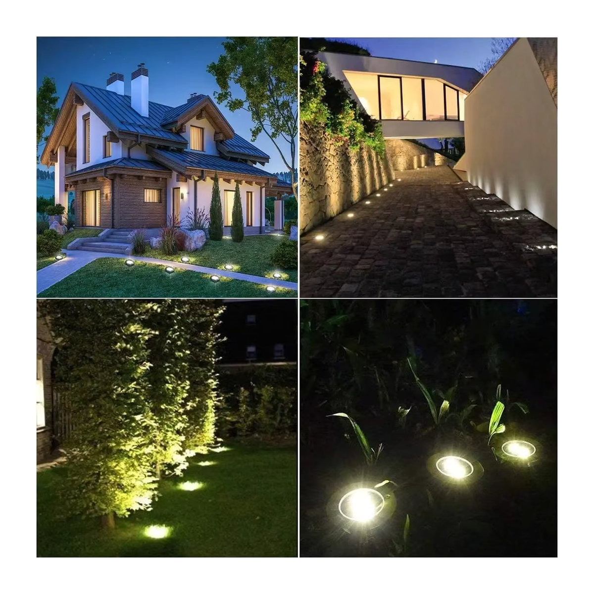 Heinast Solarleuchte LED aus Edelstahl in Silber für die moderne Außen- und Gartendekoration - Bild 6
