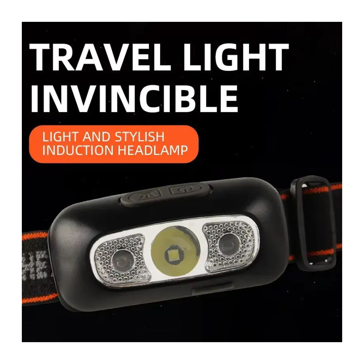 Heinast Tragbare Mini LED Sensor Scheinwerfer Wasserdichte Wiederaufladbare Kopf Lampe für Outdoor Camping und Angeln - Bild 6