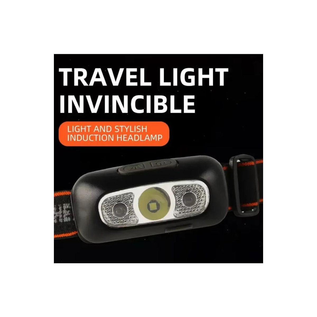Heinast Tragbare Mini LED Sensor Scheinwerfer Wasserdichte Wiederaufladbare Kopf Lampe für Outdoor Camping und Angeln - Bild 7