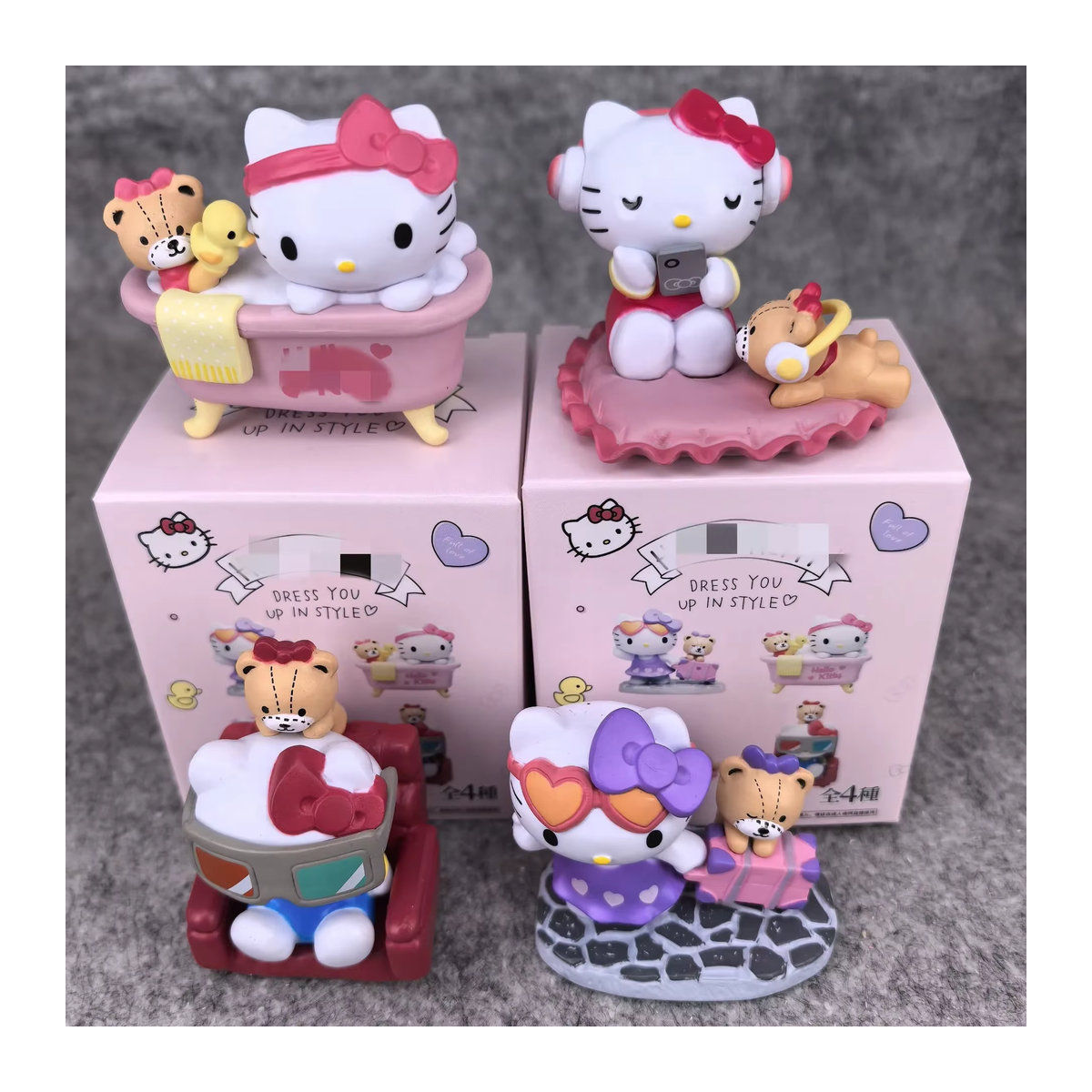 Hello Kitty Dress You Up in Style Mystery Blind Box Mehrfarbige Anime Figur aus Kunststoff - Bild 2