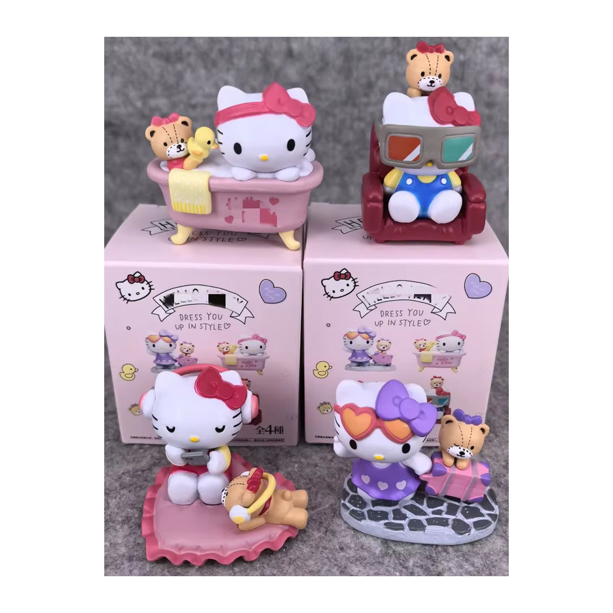Hello Kitty Dress You Up in Style Mystery Blind Box Mehrfarbige Anime Figur aus Kunststoff - Bild 7