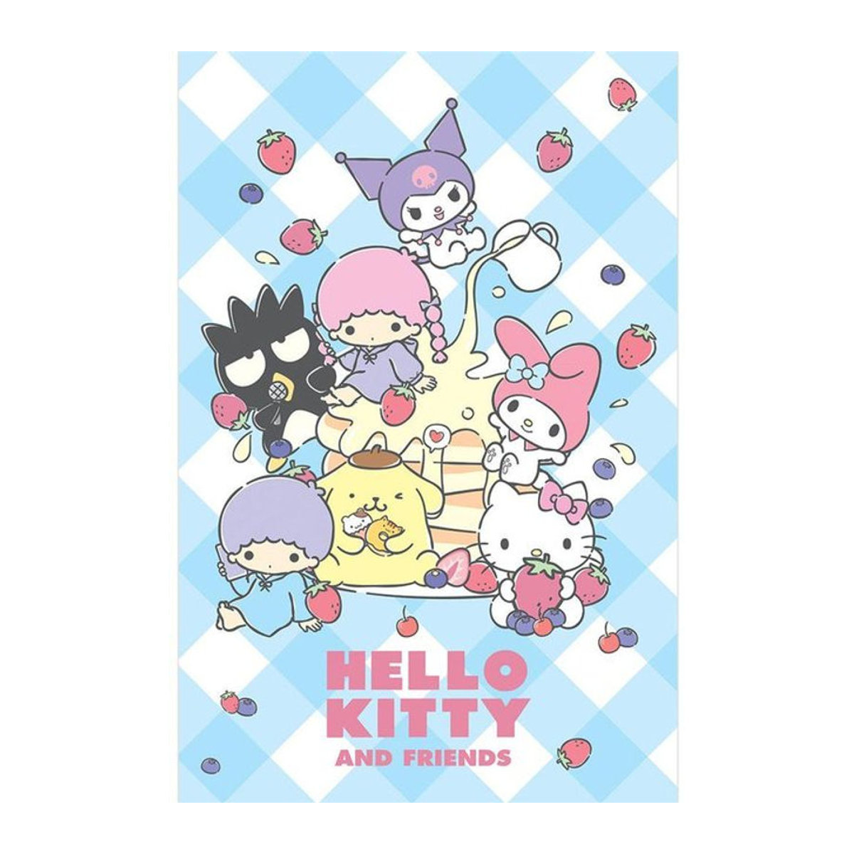 Hello Kitty & Friends Maxi Papierposter Snoep mehrfarbig B: 91.5 cm x H: 91.5 cm - Bild 1