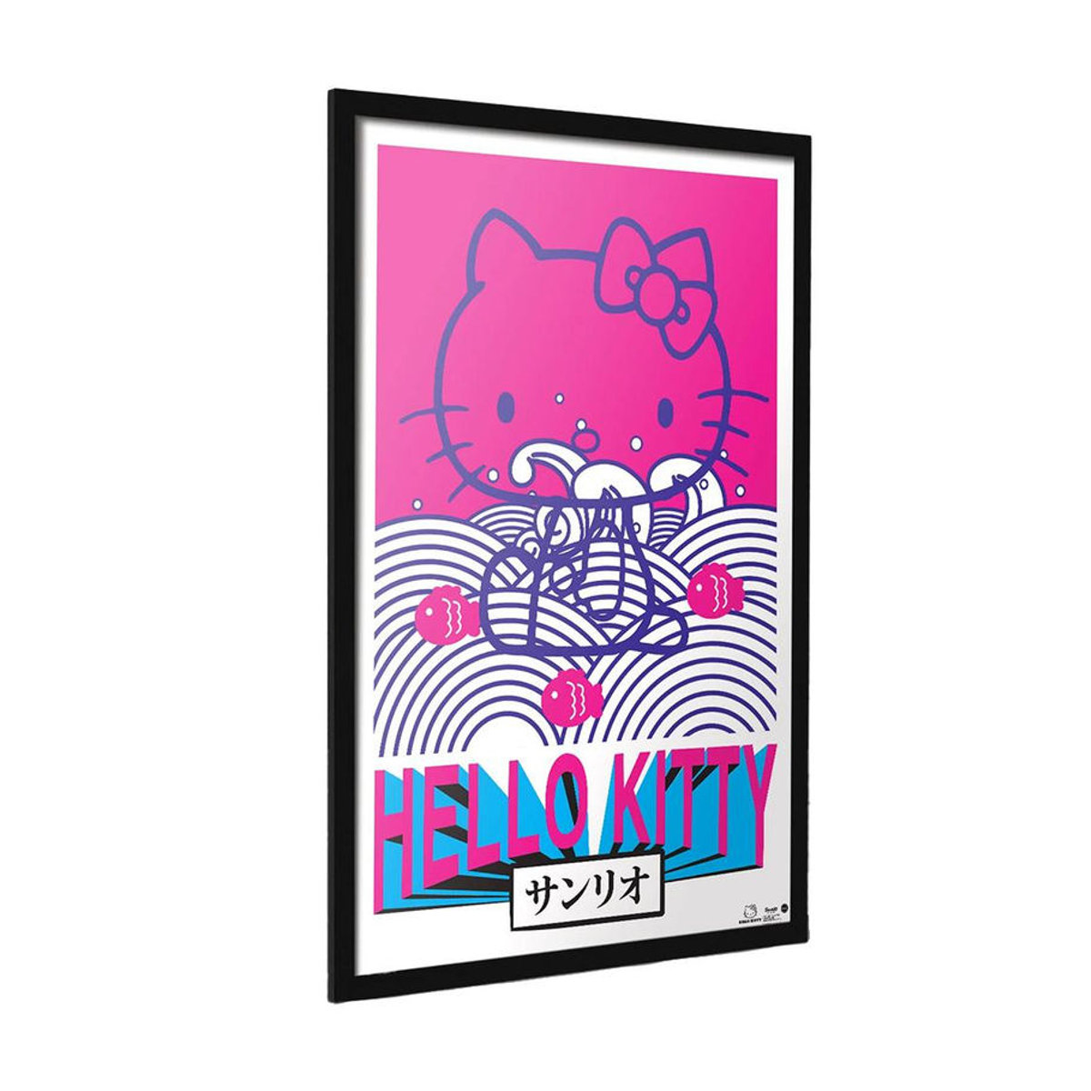 Hello Kitty Tokyo Rebel Maxi Poster in Rosa/Weiß, 91.5 x 91.5 cm - Bild 2