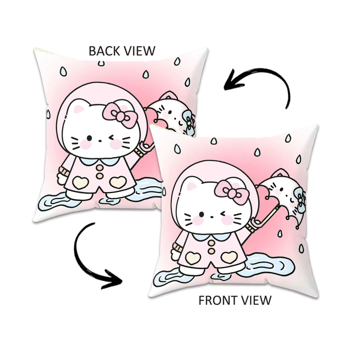 HelloKitty Kissenbezug für Couchkissen und Dekoration, mehrfarbig - Bild 3