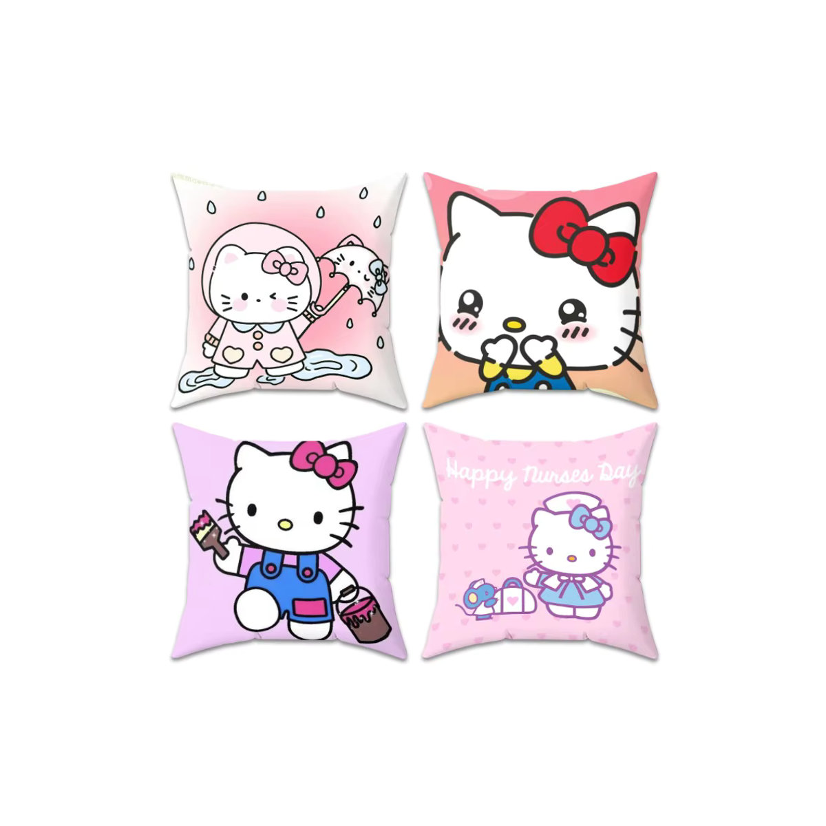 HelloKitty Kissenbezug für Couchkissen und Dekoration, mehrfarbig - Bild 4