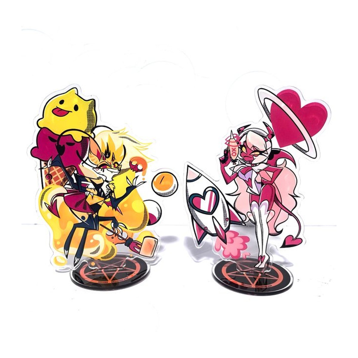 Helluva Boss Anime Acryl-Standmodell Blitzo Mehrfarbig aus Kunststoff - Bild 1
