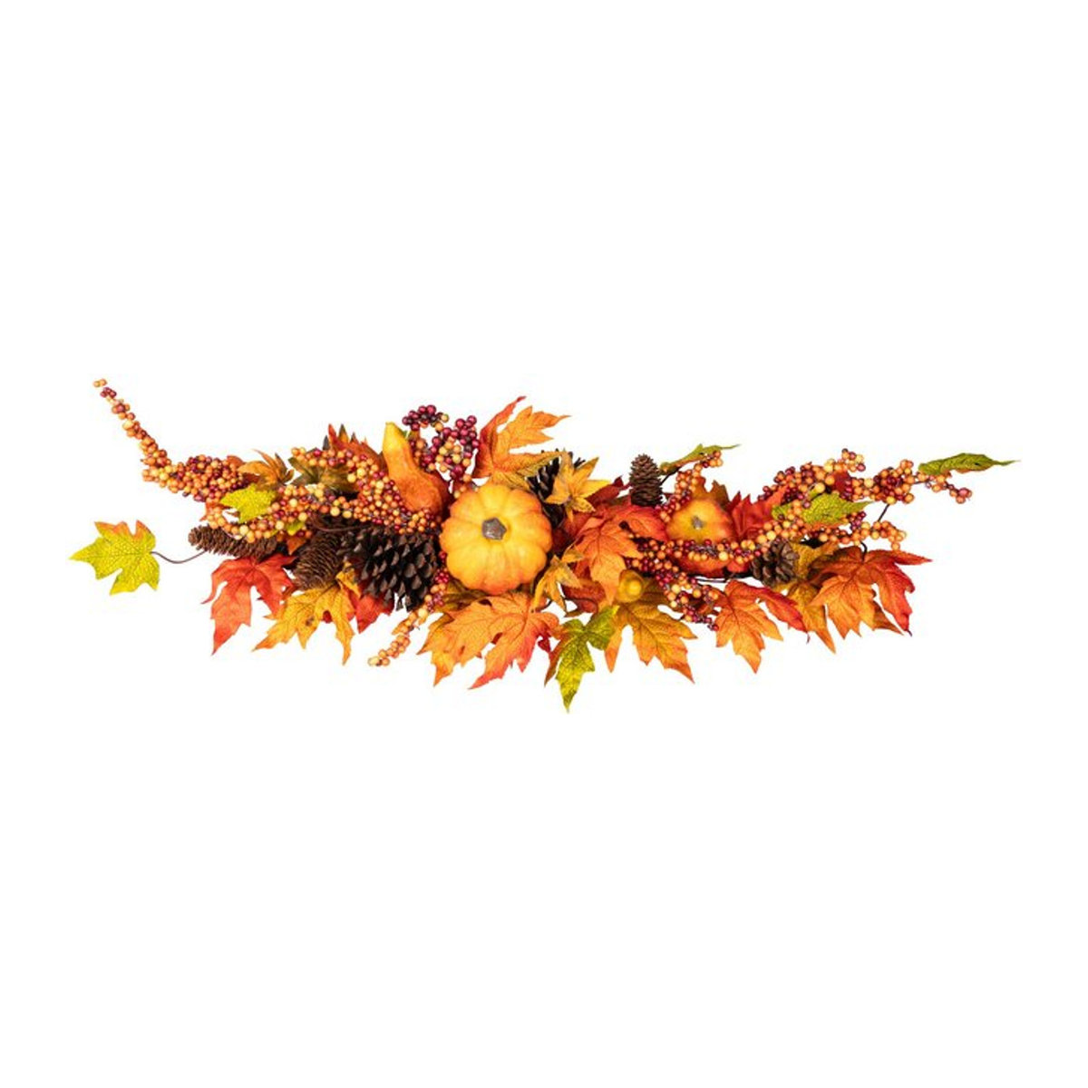 Herbstliche Tischdeko Pflanze von viva domo in Orange, Braun und Mehrfarbig - Bild 1