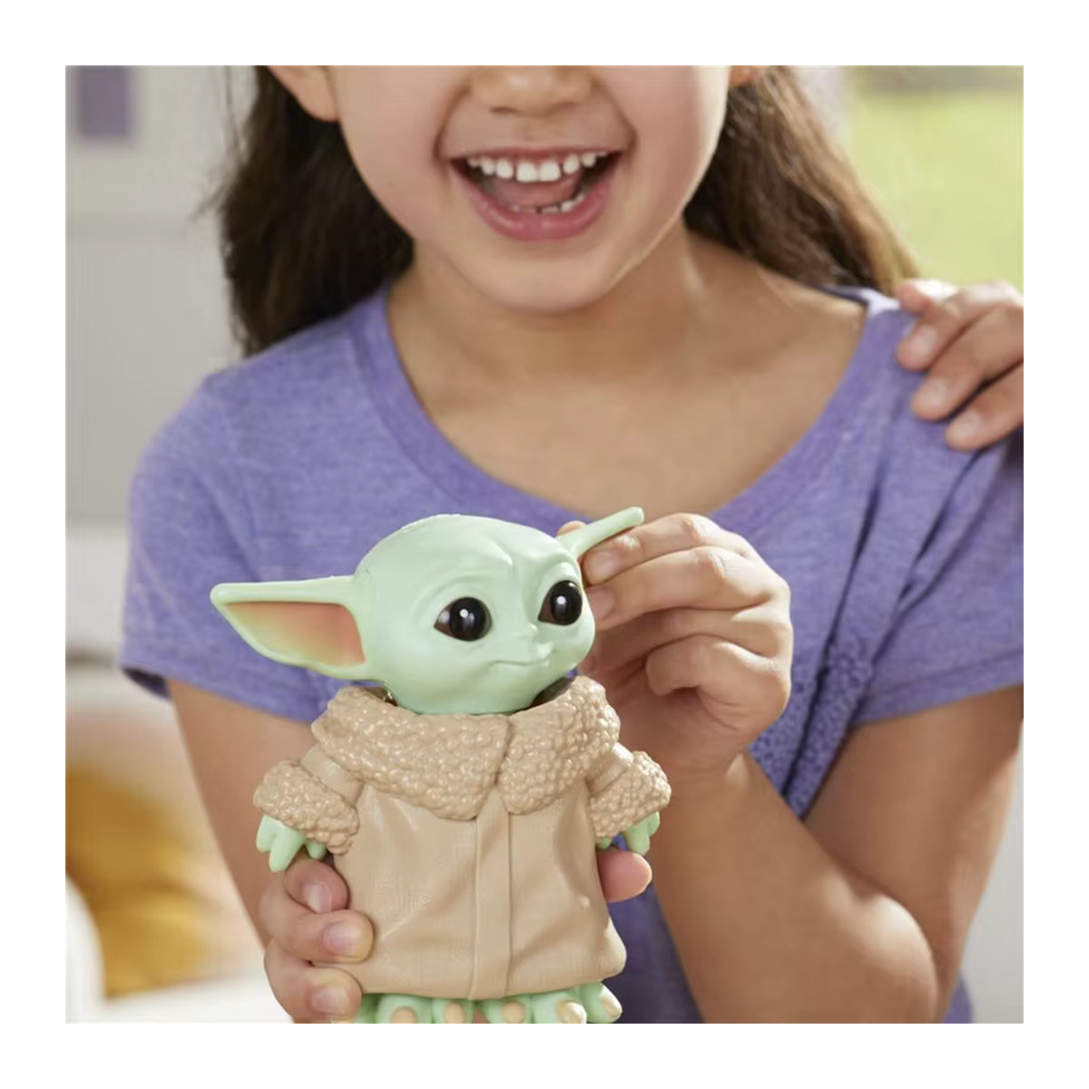 HEROCROSS Baby Yoda Actionfigur aus Kunststoff, bewegliche Anime-Modell Dekoration in Mehrfarbig - Bild 2