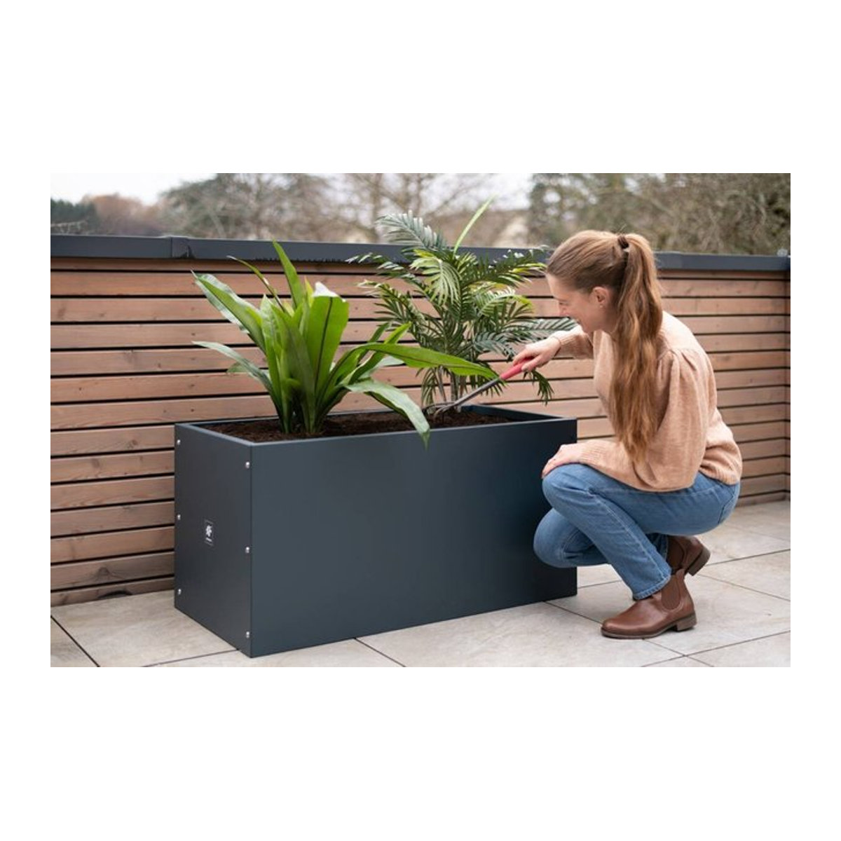 Herstera Garden Stahl Hochbeet Pflanzkübel Cube in verschiedenen Ausführungen - Bild 2