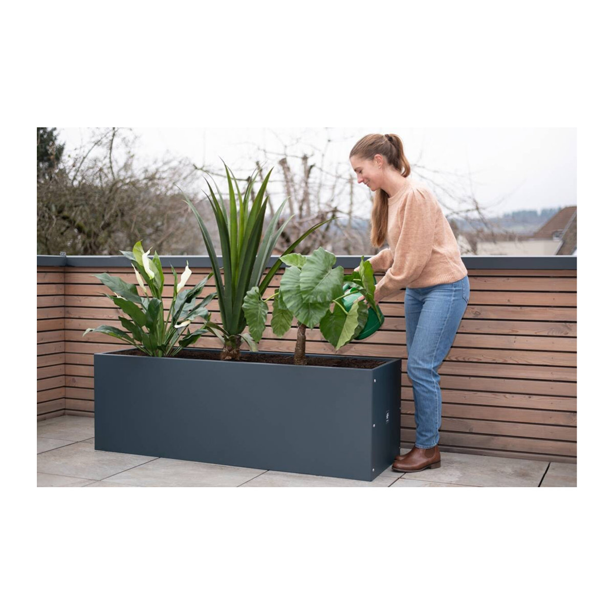 Herstera Garden Stahl Hochbeet Pflanzkübel Cube in verschiedenen Ausführungen - Bild 3