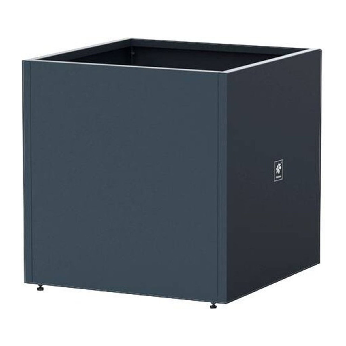 Herstera Metall Pflanzkübel Cube quadratisch Anthrazit B/T/H: 70 x 70 x 70 cm - Bild 2