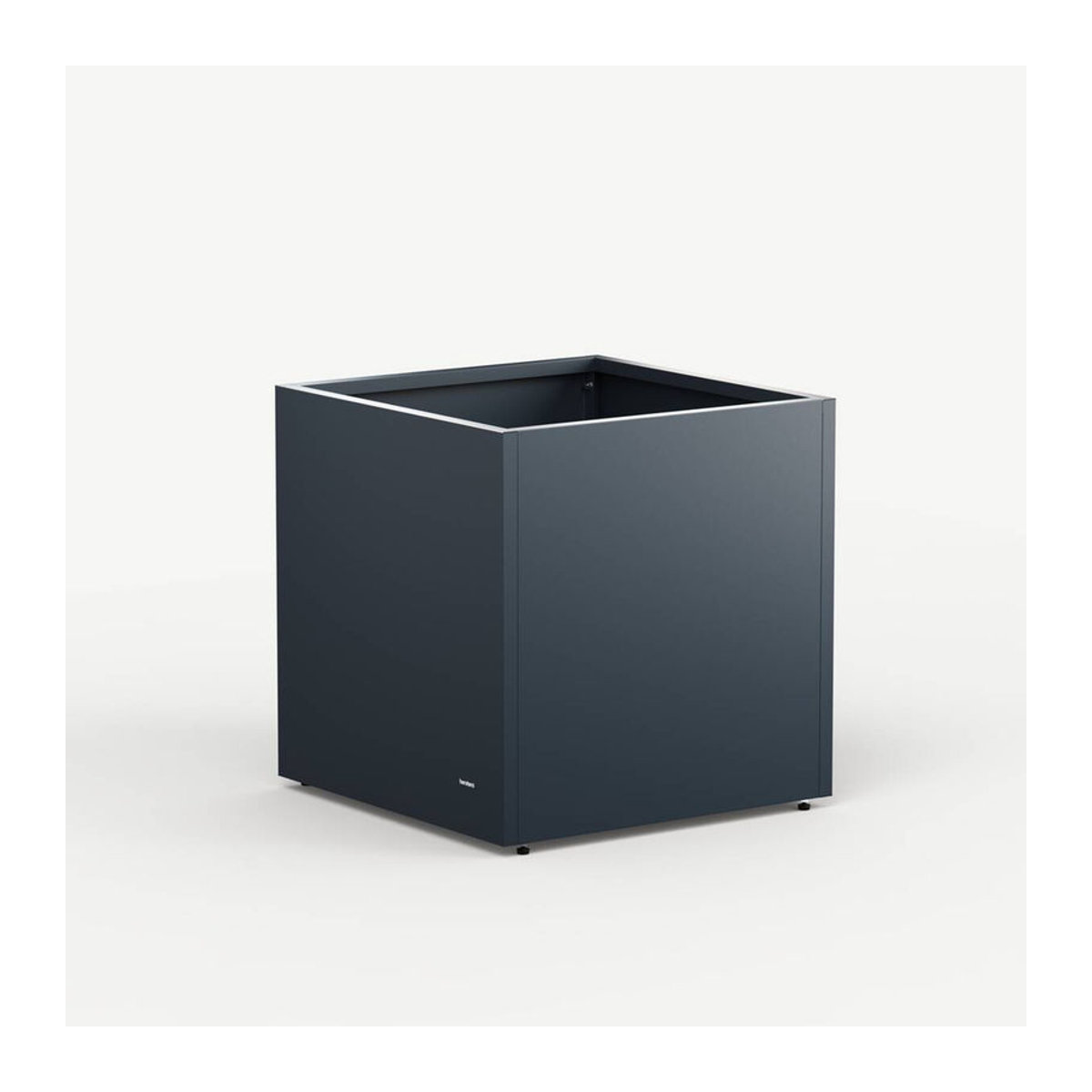 Herstera Metall Pflanzkübel Cube quadratisch Anthrazit B/T/H: 70 x 70 x 70 cm - Bild 6