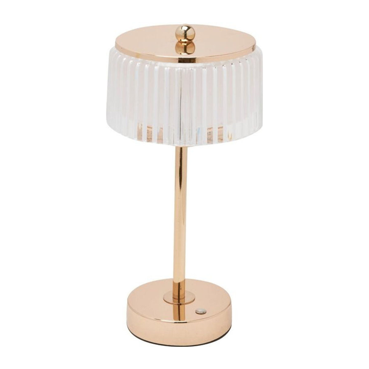 Hestia Crystal LED Tischlampe mit Goldbasis und Touch-Funktion - Bild 1
