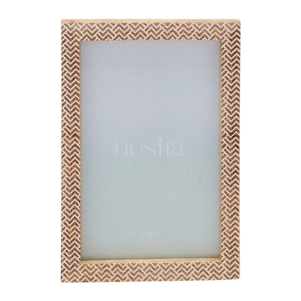 Hestia Wood Visgraat Fotolijst Braun Holz 10 x 15 cm - Bild 1