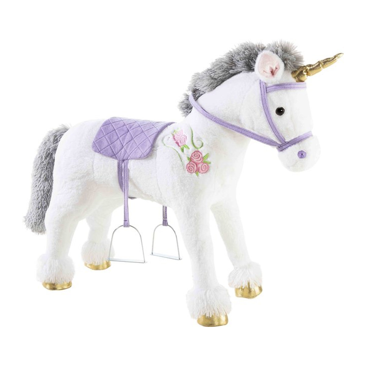 Heunec Einhorn Figur in Weiß, stehend, Höhe: 75 cm - Bild 1