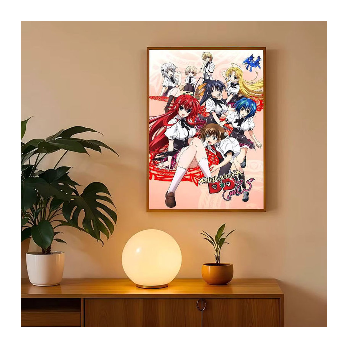 High School DxD Vintage DIY Klebeposter für deine Wanddekoration in Mehrfarbig - Bild 5