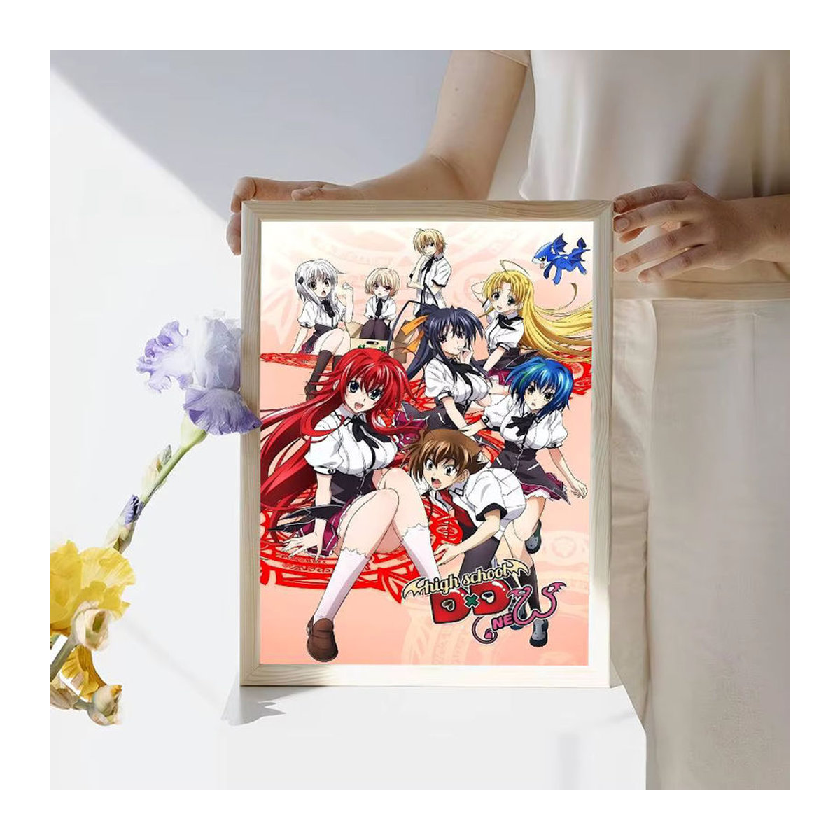 High School DxD Vintage DIY Klebeposter für deine Wanddekoration in Mehrfarbig - Bild 6