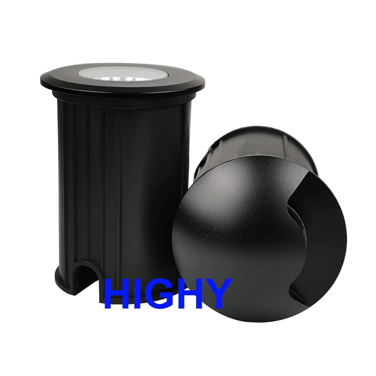 HIGHY LED Außenstrahler IP68 Unterirdisches Gartenlicht Schwarz Minimalistisch - Bild 3