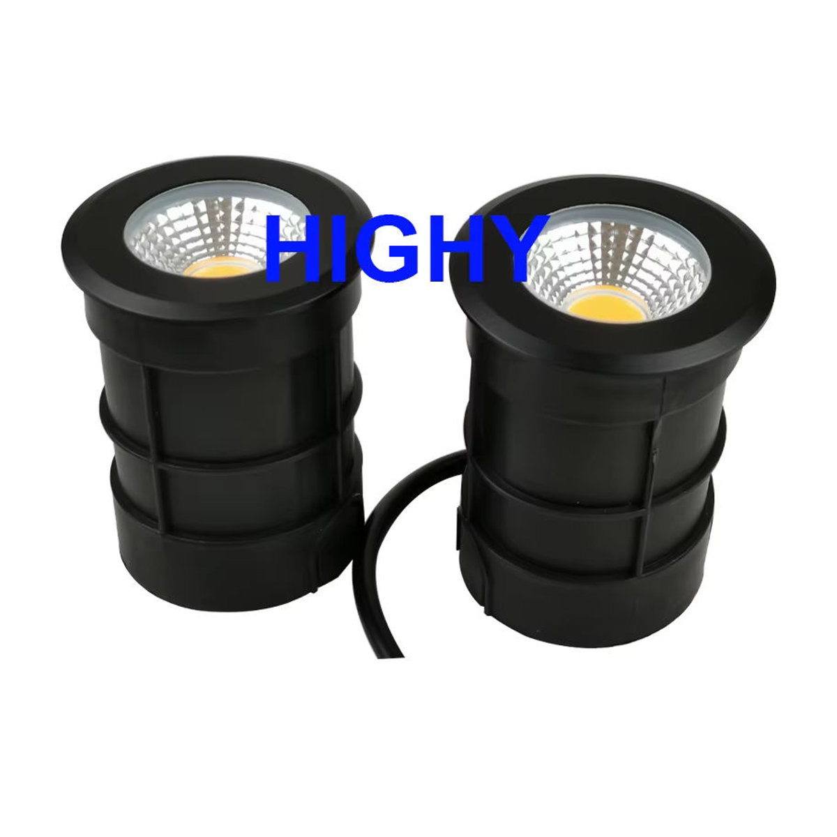 HIGHY LED Außenstrahler IP68 Unterirdisches Gartenlicht Schwarz Minimalistisch - Bild 4