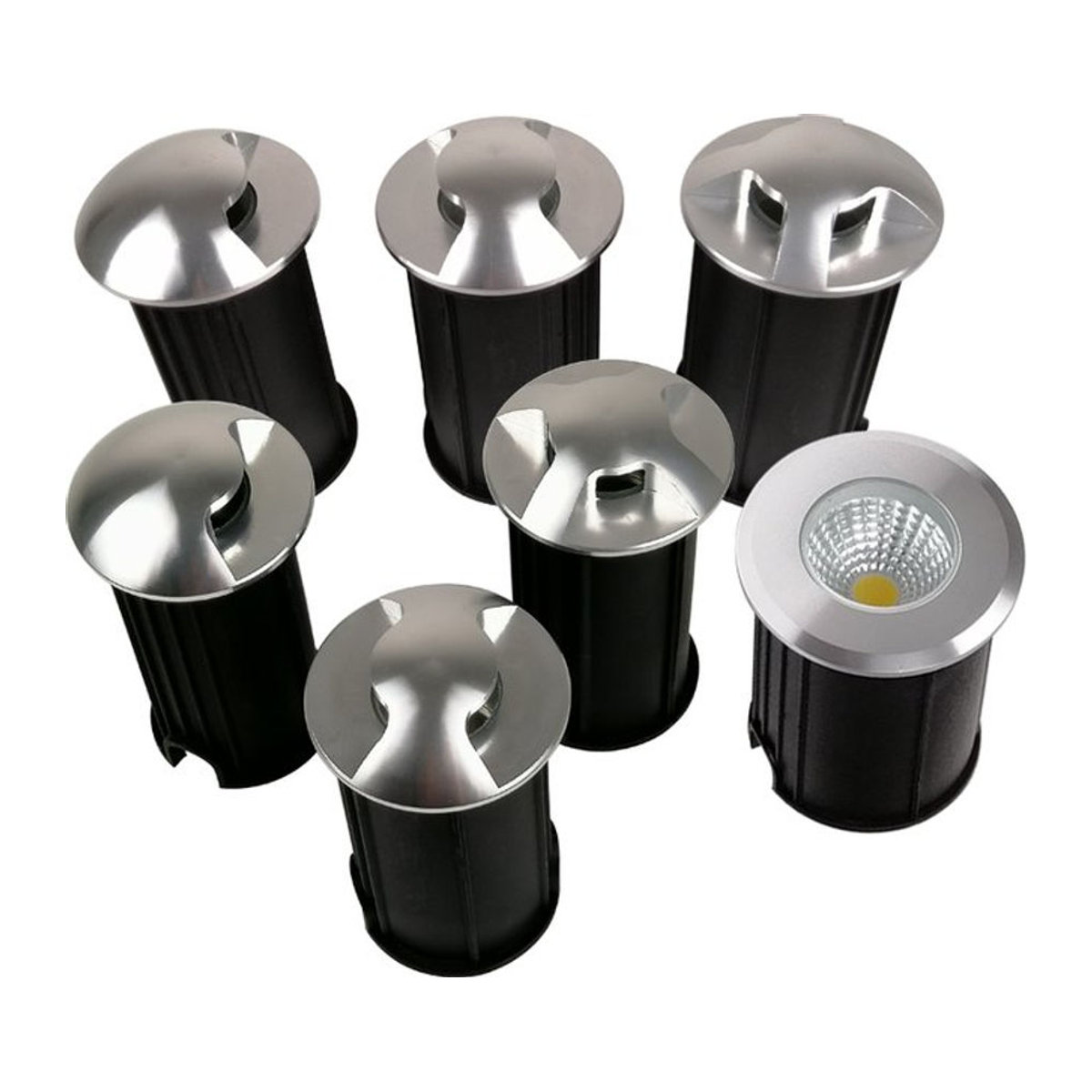 HIGHY LED Outdoor-Einbauleuchte IP68 Wegeleuchte in Schwarz mit minimalistischem Design - Bild 1