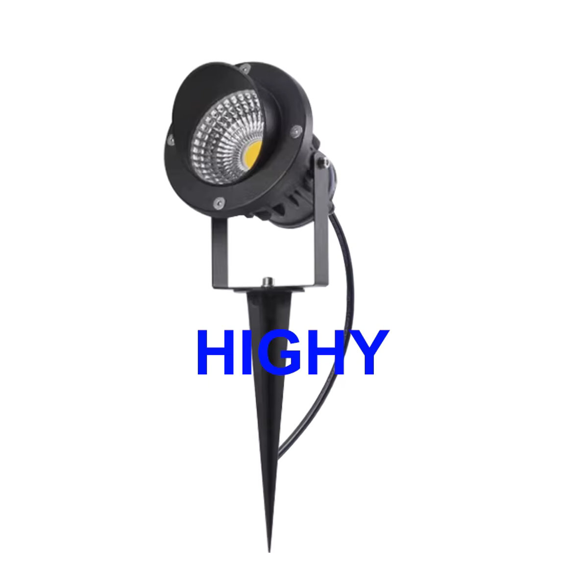 HIGHY LED Wegeleuchte für den Garten in Schwarz und Blau, wasserdichte Outdoor Spike Gartenlampe mit 18W - Bild 2