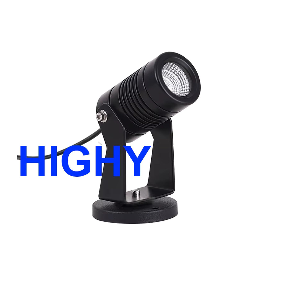 HIGHY LED Wegeleuchte IP65 Wasserdicht Gartenlampe für Außenbereich in Schwarz oder Gelb - Bild 3