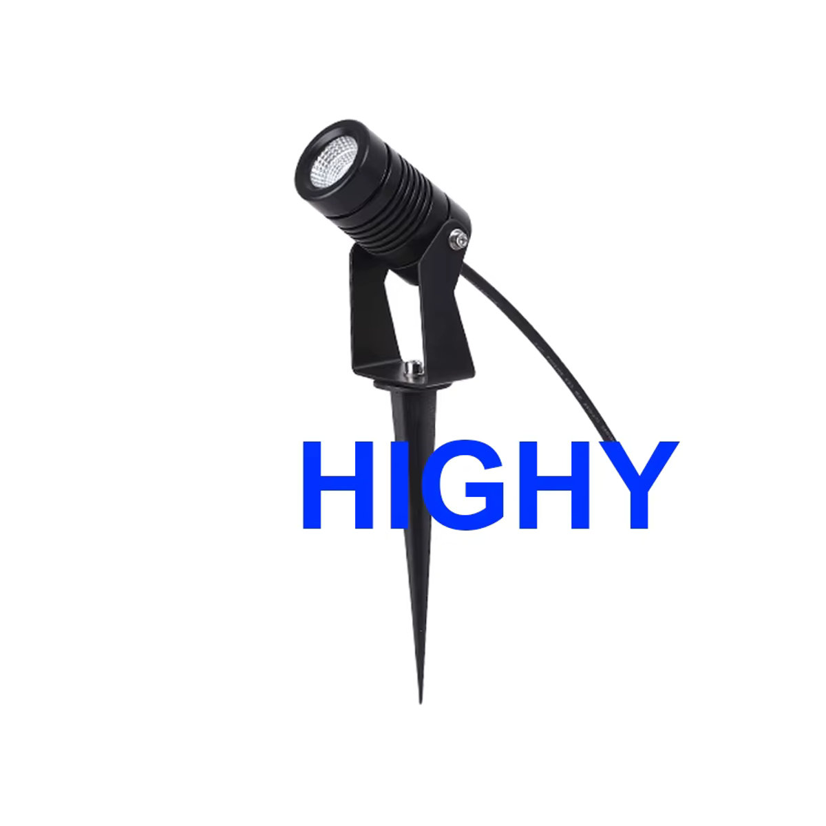 HIGHY LED Wegeleuchte IP65 Wasserdicht Gartenlampe für Außenbereich in Schwarz oder Gelb - Bild 5