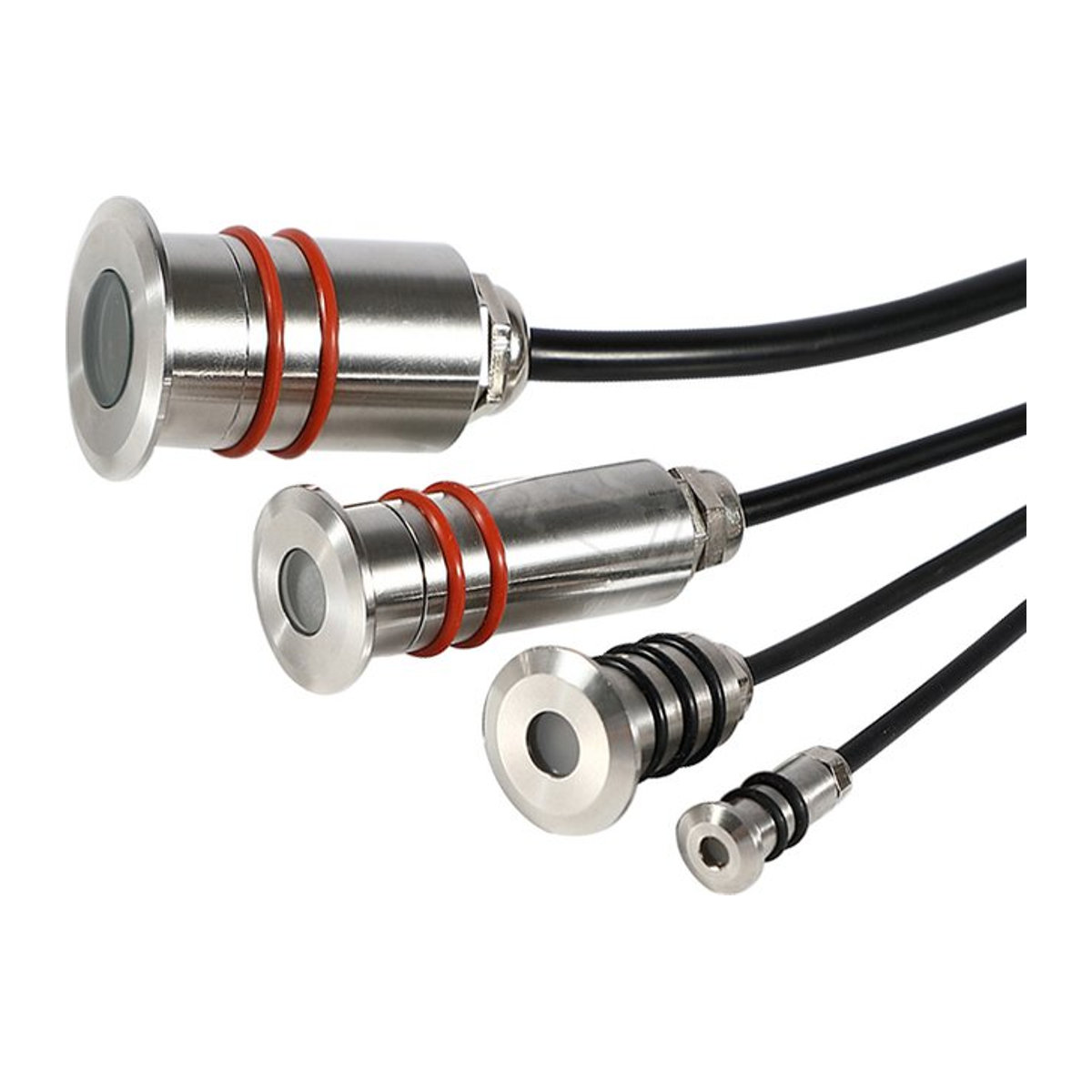 HIGHY Mini LED Wegeleuchte aus Edelstahl IP67 wasserdicht für Garten und Terrasse DC12V - Bild 1