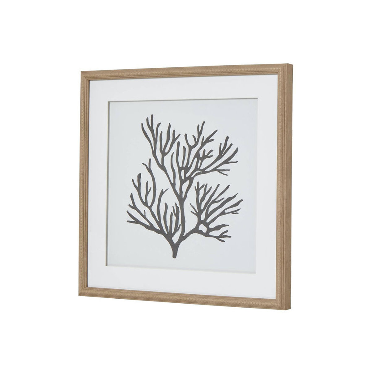 Hill Interiors Reef Coral gerahmter Kunstdruck in Weiß, B/H: 40 x 40 cm - Bild 2