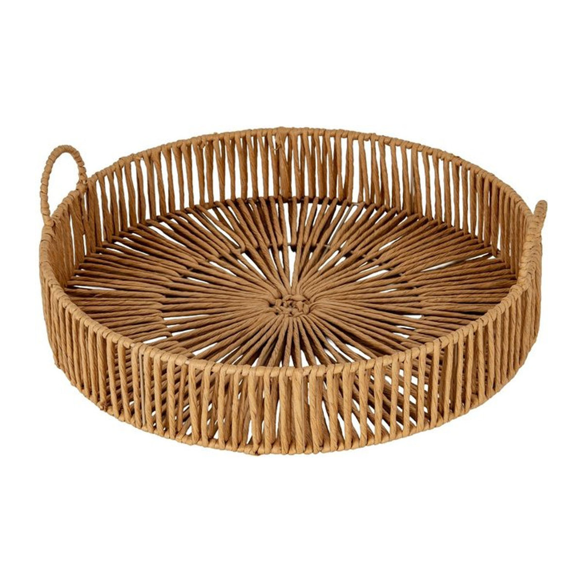 Hill Interiors Weidenkorb aus Rattan in Braun, quadratisch und minimalistisch - Bild 1