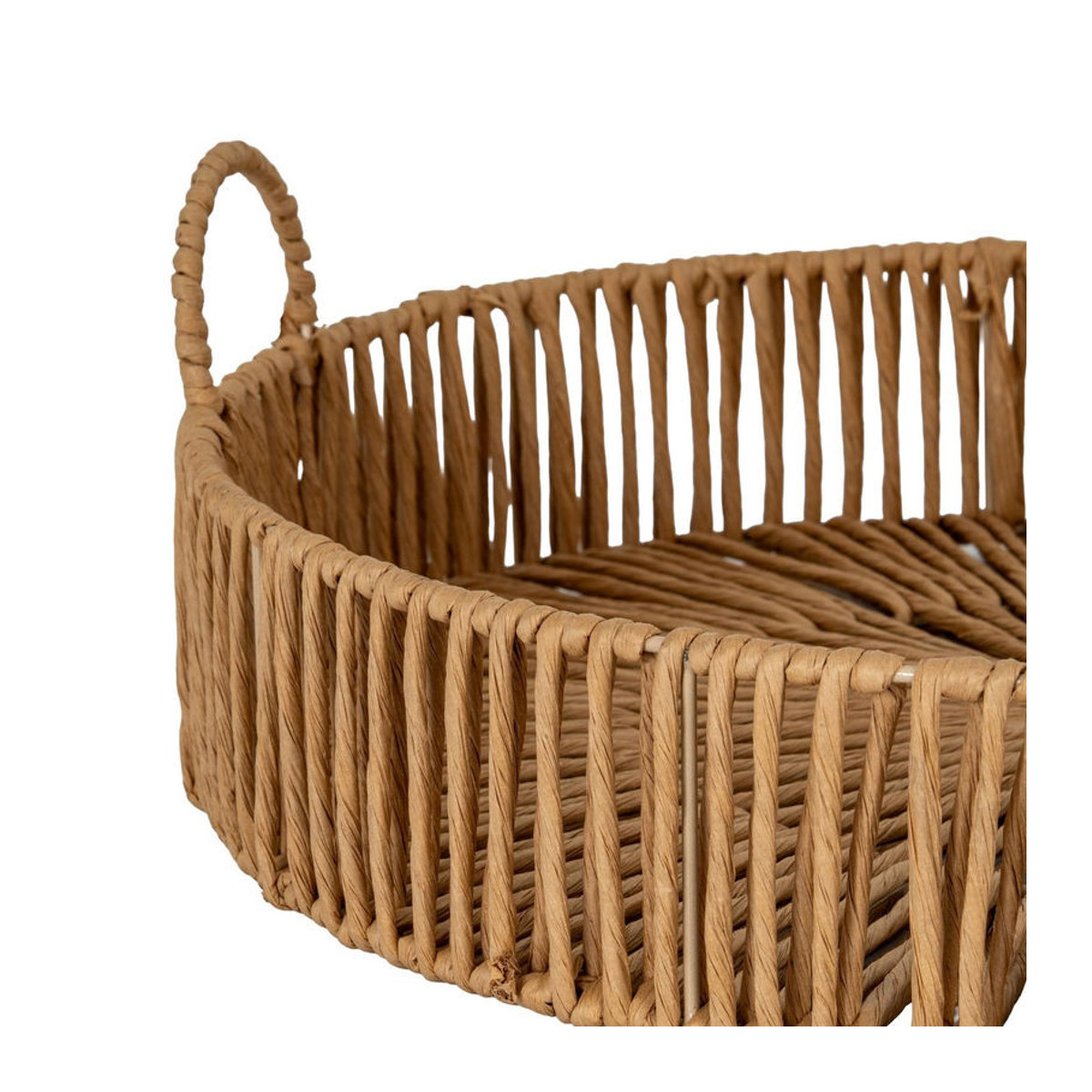 Hill Interiors Weidenkorb aus Rattan in Braun, quadratisch und minimalistisch - Bild 3