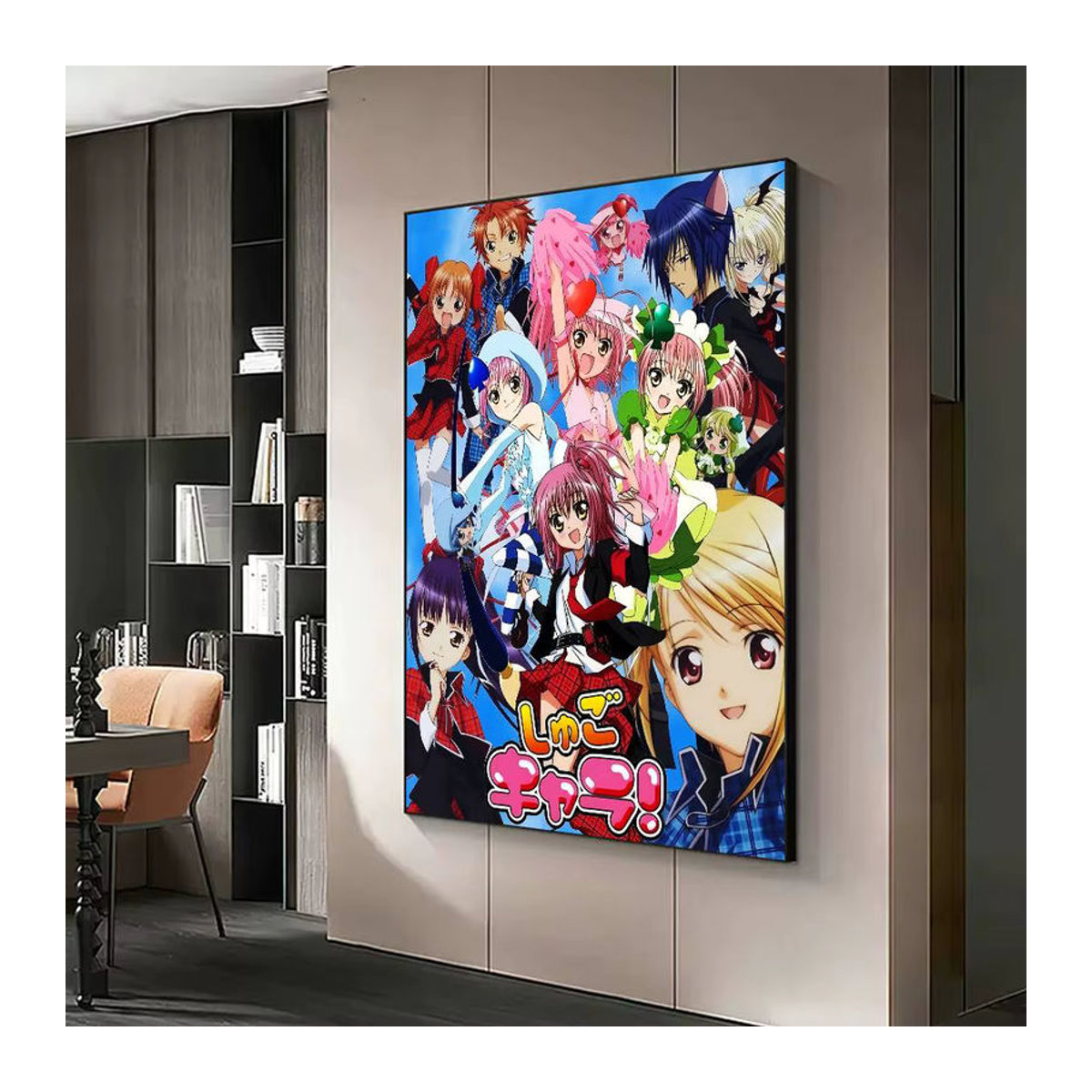 Hinamori Amu Shugo Chara Anime Wandaufkleber aus Papier in Weiß und Mehrfarbig für die Zimmerdekoration - Bild 4