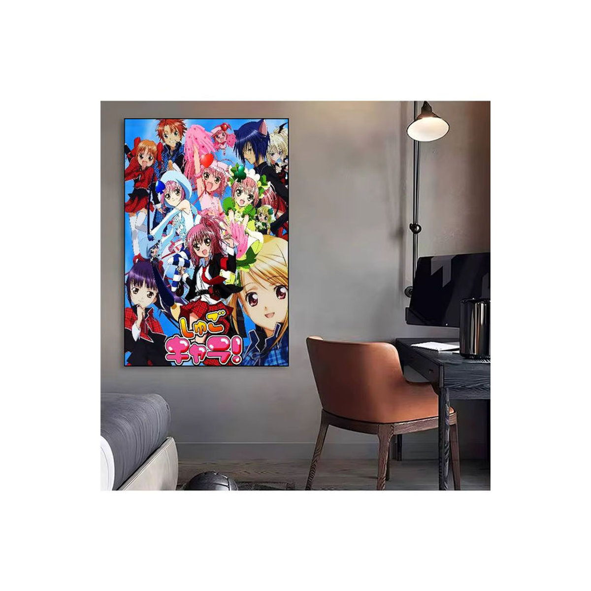 Hinamori Amu Shugo Chara Anime Wandaufkleber aus Papier in Weiß und Mehrfarbig für die Zimmerdekoration - Bild 7