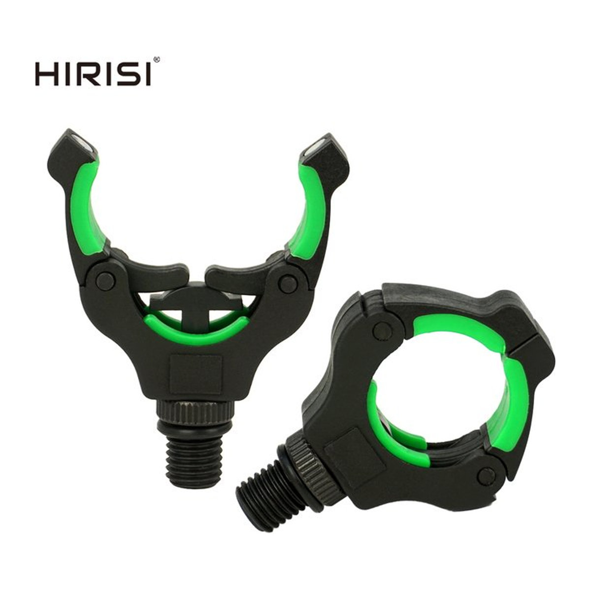 Hirisi Karpfen-Angelruteauflage mit Magnet-Clips und rutschfestem Kopfgreifer AC140-G - Bild 1