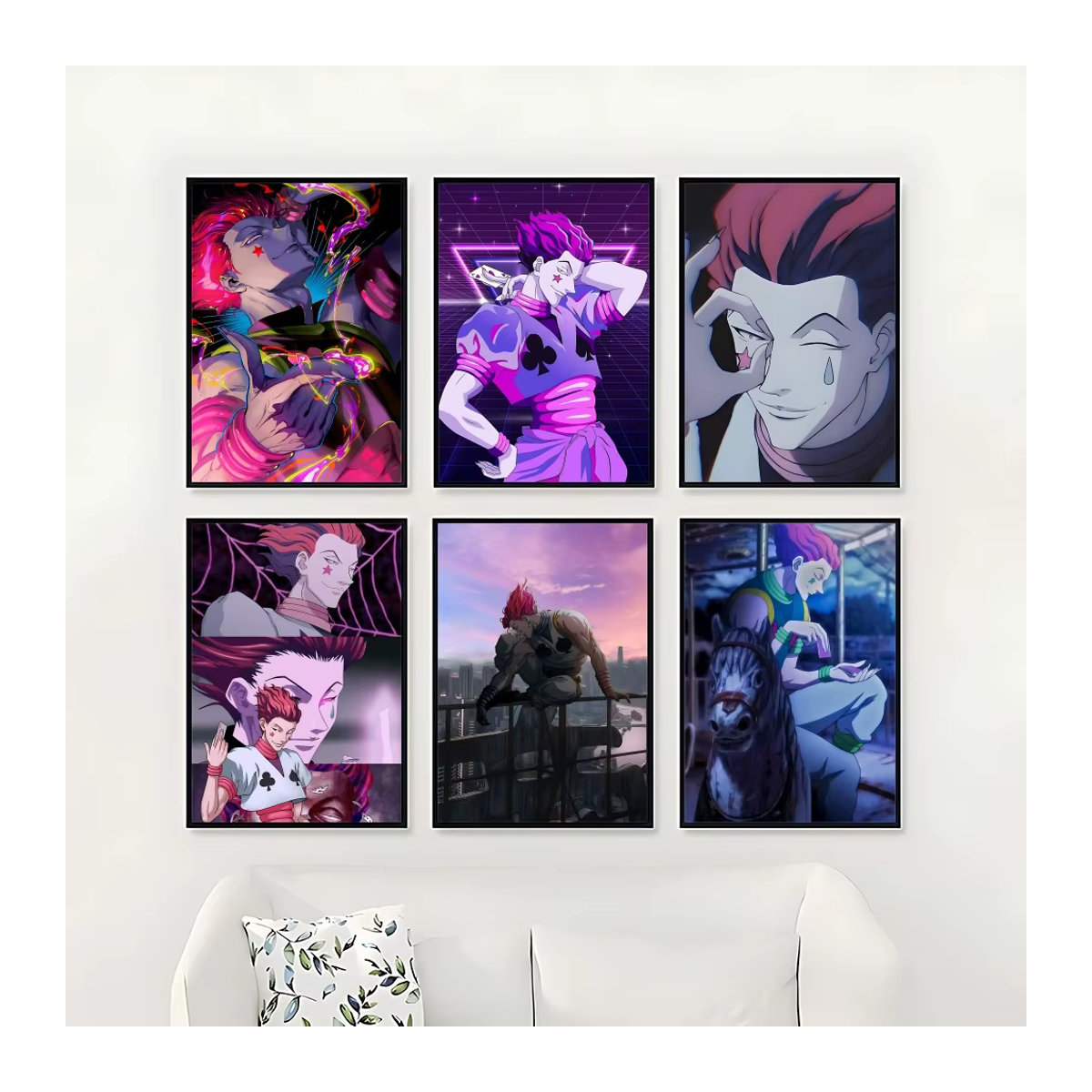 Hisoka Anime Poster Hunter X Hunter Wanddeko aus Papier, mehrfarbig, Hochformat - Bild 6