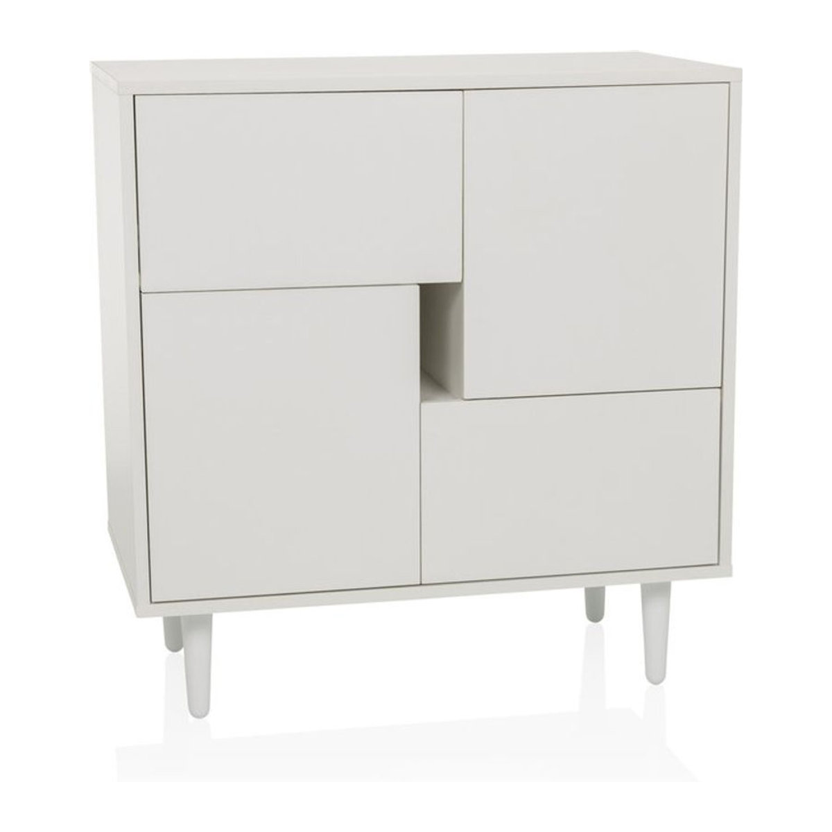 hjh LIVING Sideboard LYKKJA Weiß Modern Minimalistisch - Bild 1