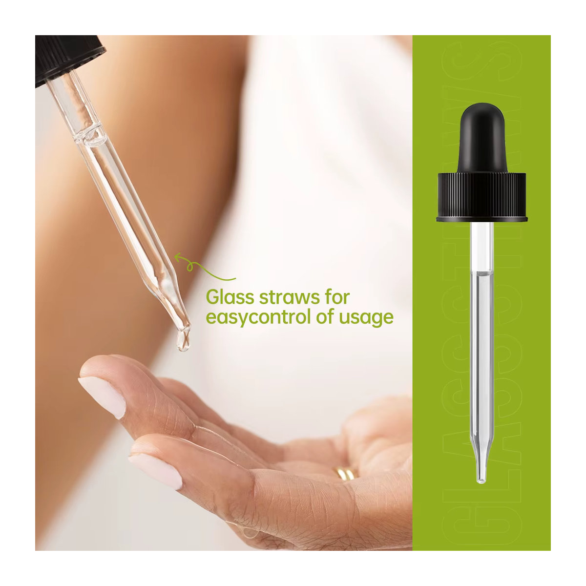 Hllozzi Ätherisches Öl mit weißem Moschus und weißer Vanille in brauner Glasflasche für Aromatherapie, Hautpflege und Haarpflege - Bild 3