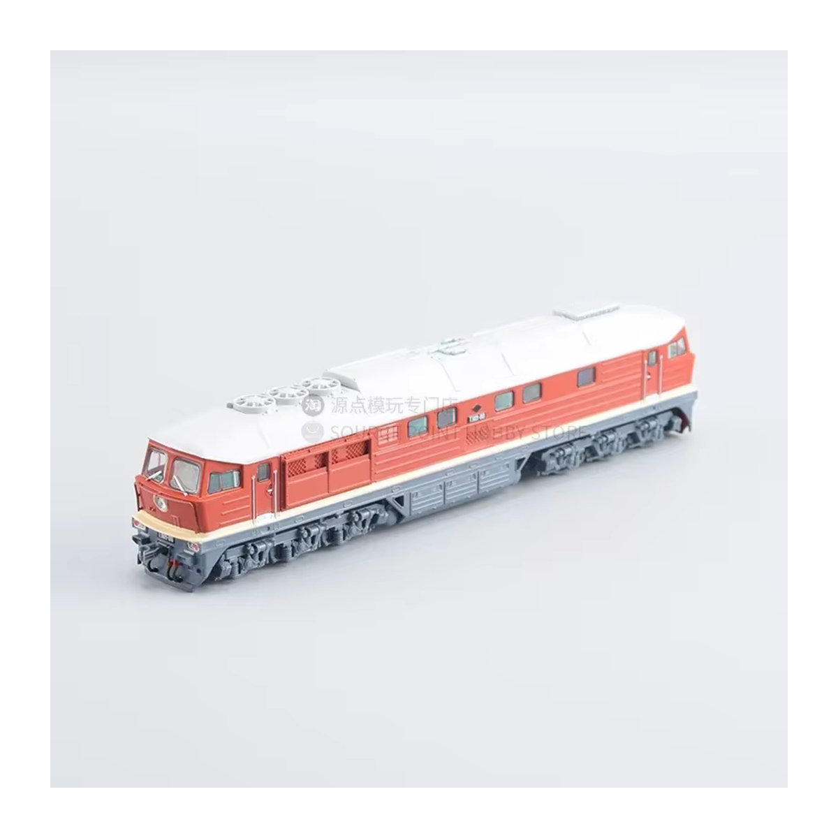 HO Zugmodell ED4M Anhänger Retro-Schienenfahrzeug in Rot, Modell im Maßstab 1/87 - Bild 2