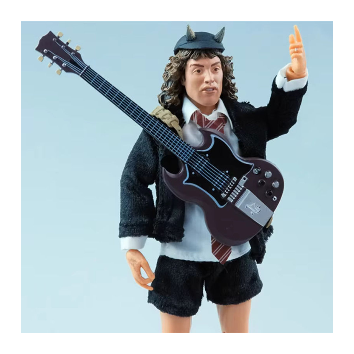 HOBBIESIR NEC ACDC Rock-Gitarrist Actionfigur im Maßstab 1:12, Höhe: 17,8 cm, mehrfarbiges Sammlerstück und dekoratives Ornament - Bild 2