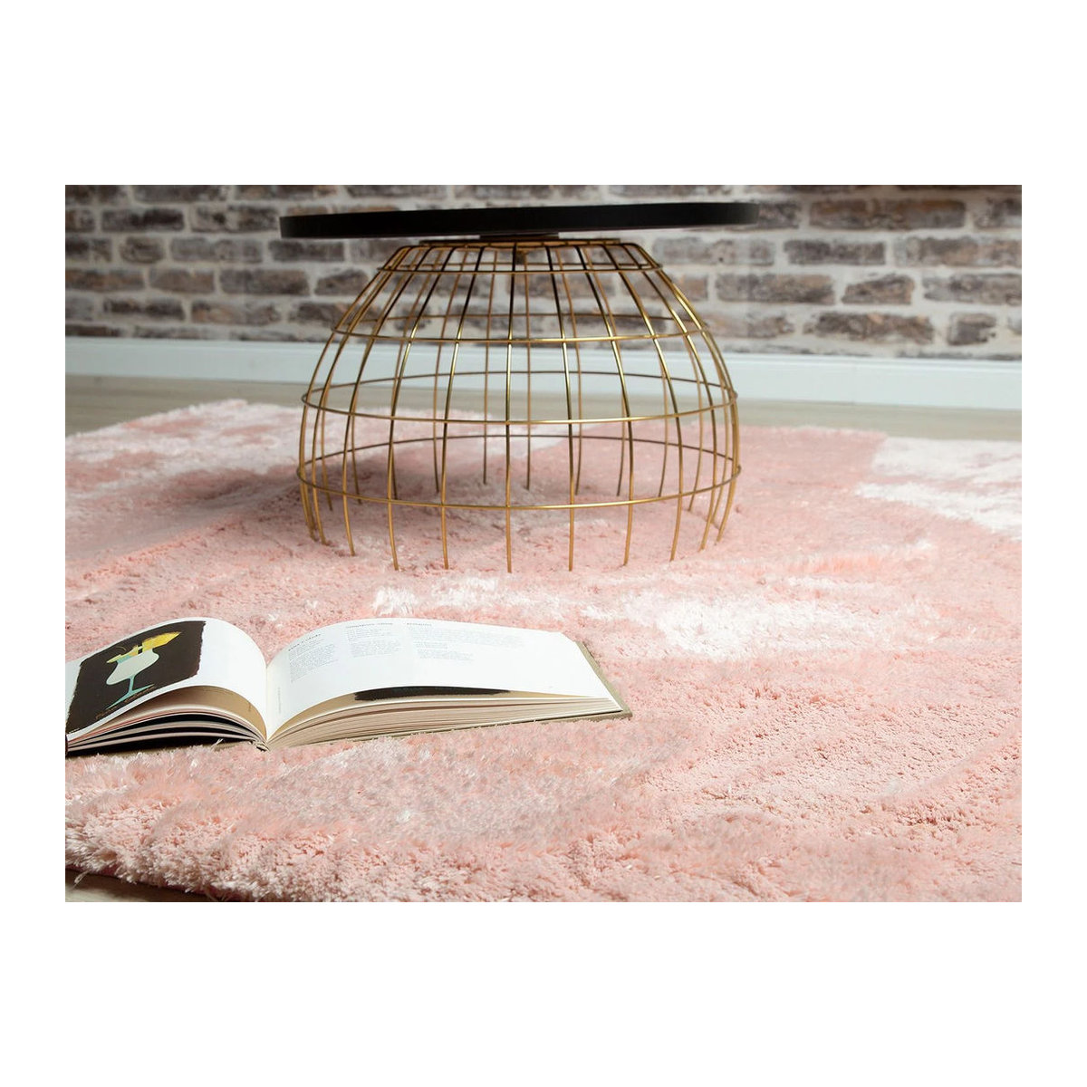 Hochflor-Teppich OBSESSION My Curacao in Rosa, B/T: 80 x 150 cm - Bild 2
