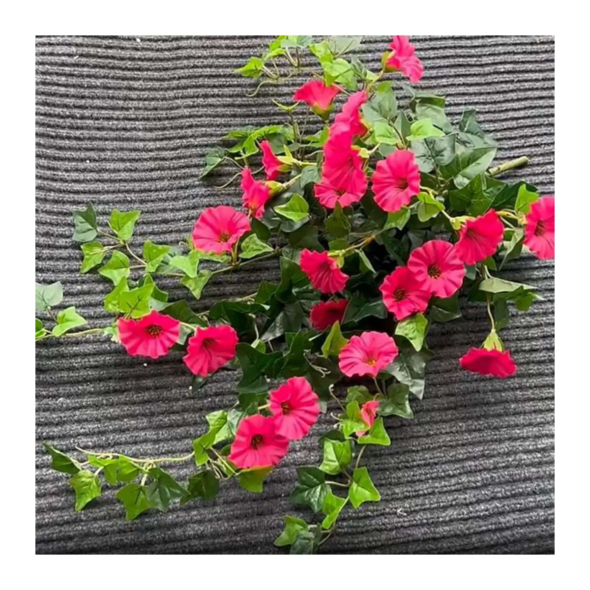 Hochwertige künstliche Kunstseide-Blume in Rot oder Rosa für Hochzeiten und DIY-Tischdekoration, Höhe: 65 cm - Bild 1