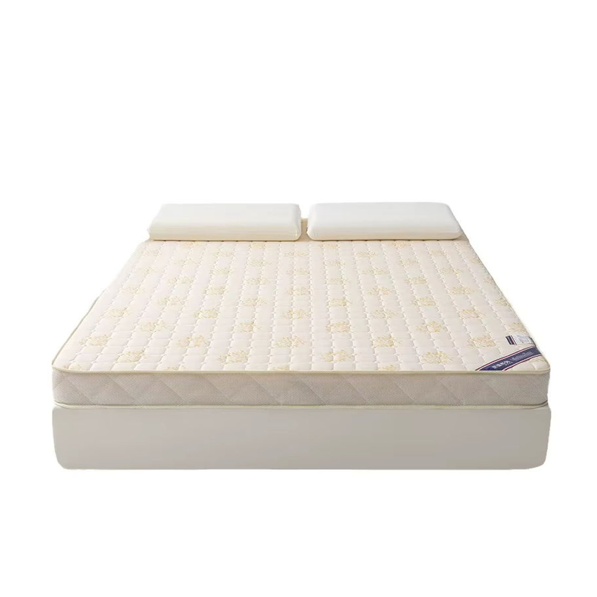 Hochwertige Latex-Matratze mit atmungsaktivem Schaumstoff und Memory-Effekt in Beige, H x B x T: 9 cm x 190 cm x 90 cm - Bild 3
