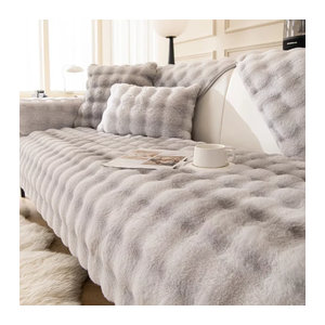Hochwertiger Sofa Bezug aus weichem Kaninchen-
