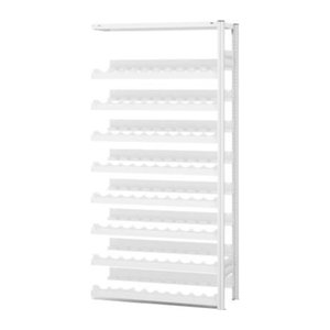 Hofe Weinflaschenregal Anbaufeld Stecksystem mit 8 Einsätzen, wandmontiert, H x B x T: 200 x 100 x 30 cm
