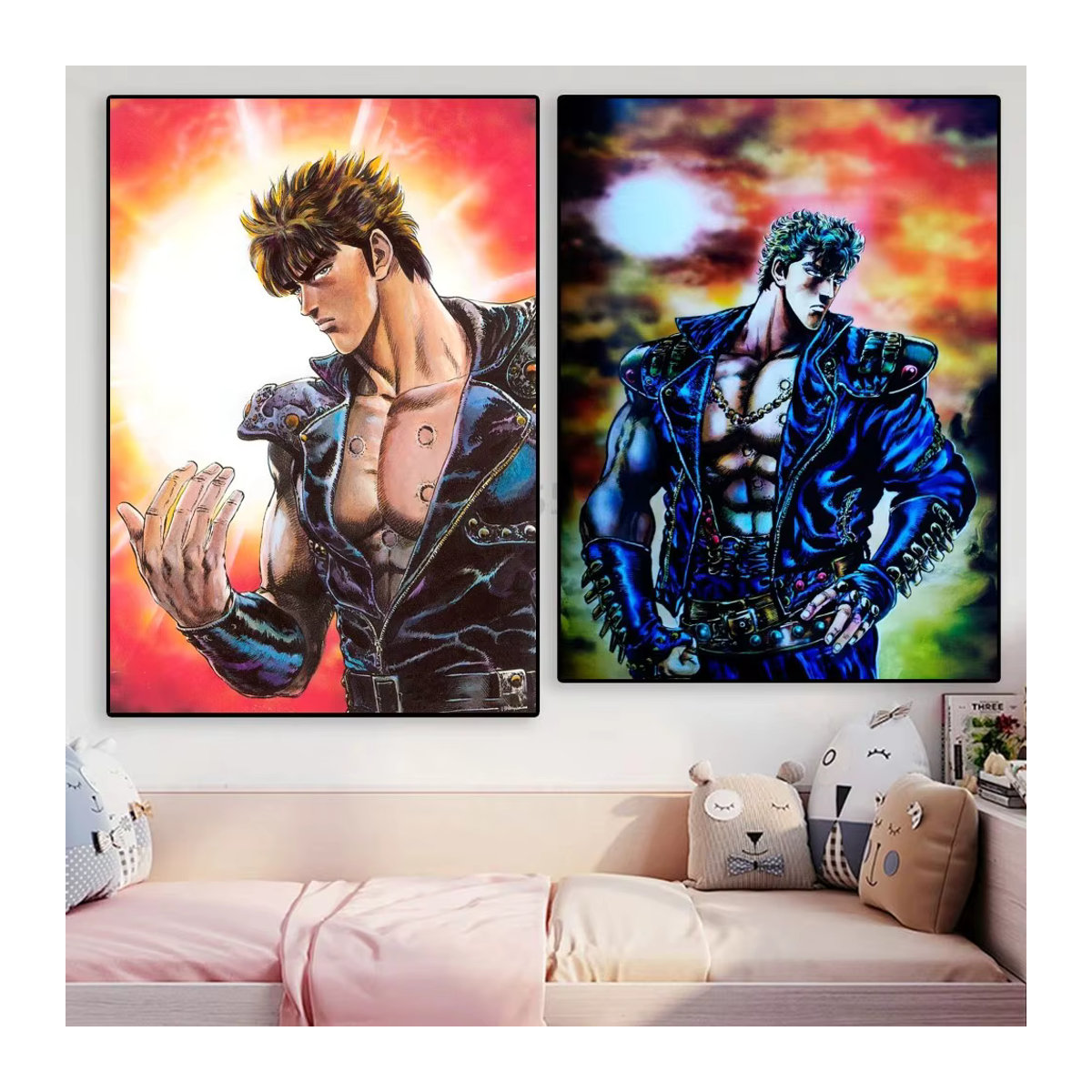 Hokuto no Ken Wandposter selbstklebend wasserfestes Papier für deine Wanddekoration in Mehrfarbig - Bild 4