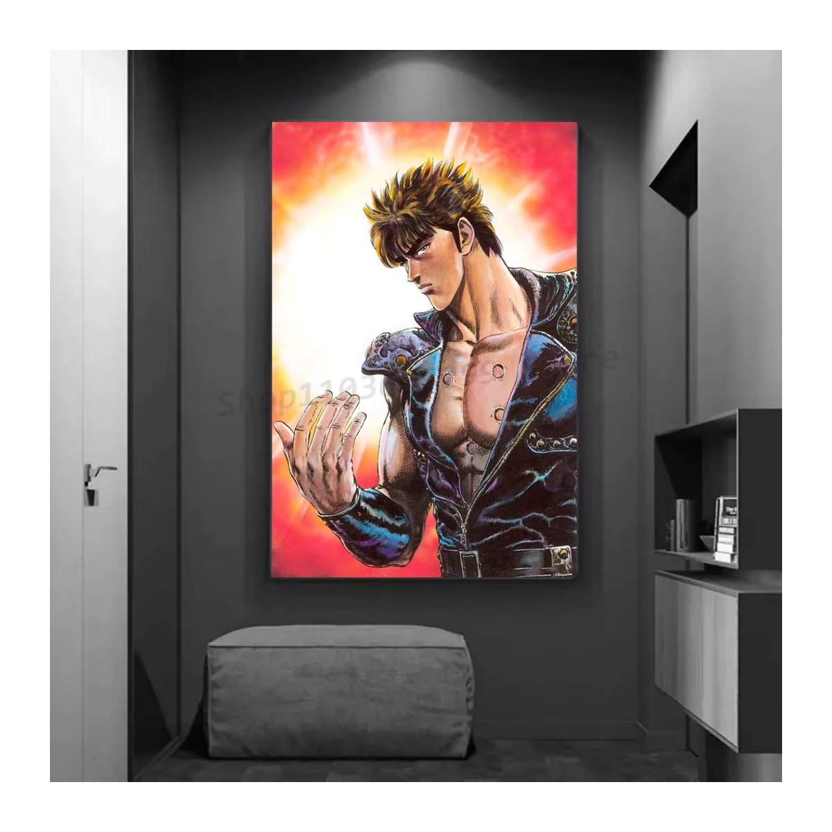 Hokuto no Ken Wandposter selbstklebend wasserfestes Papier für deine Wanddekoration in Mehrfarbig - Bild 6