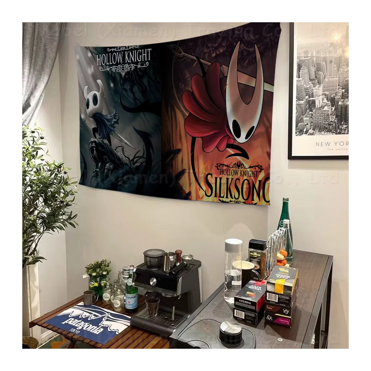 Hollow Knight Textil-Banner mehrfarbig als Wanddeko für dein Zuhause - Bild 4