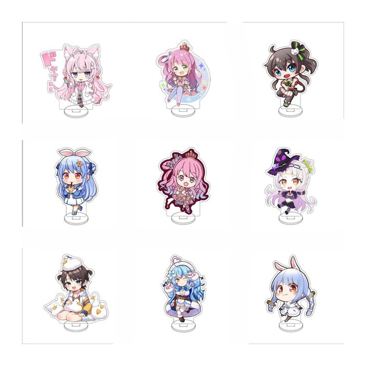 Hololive Anime Figur Standmodell Robocosan Usada Pekora Shirakami Fubuki mehrfarbig Höhe: 10 cm - Bild 1