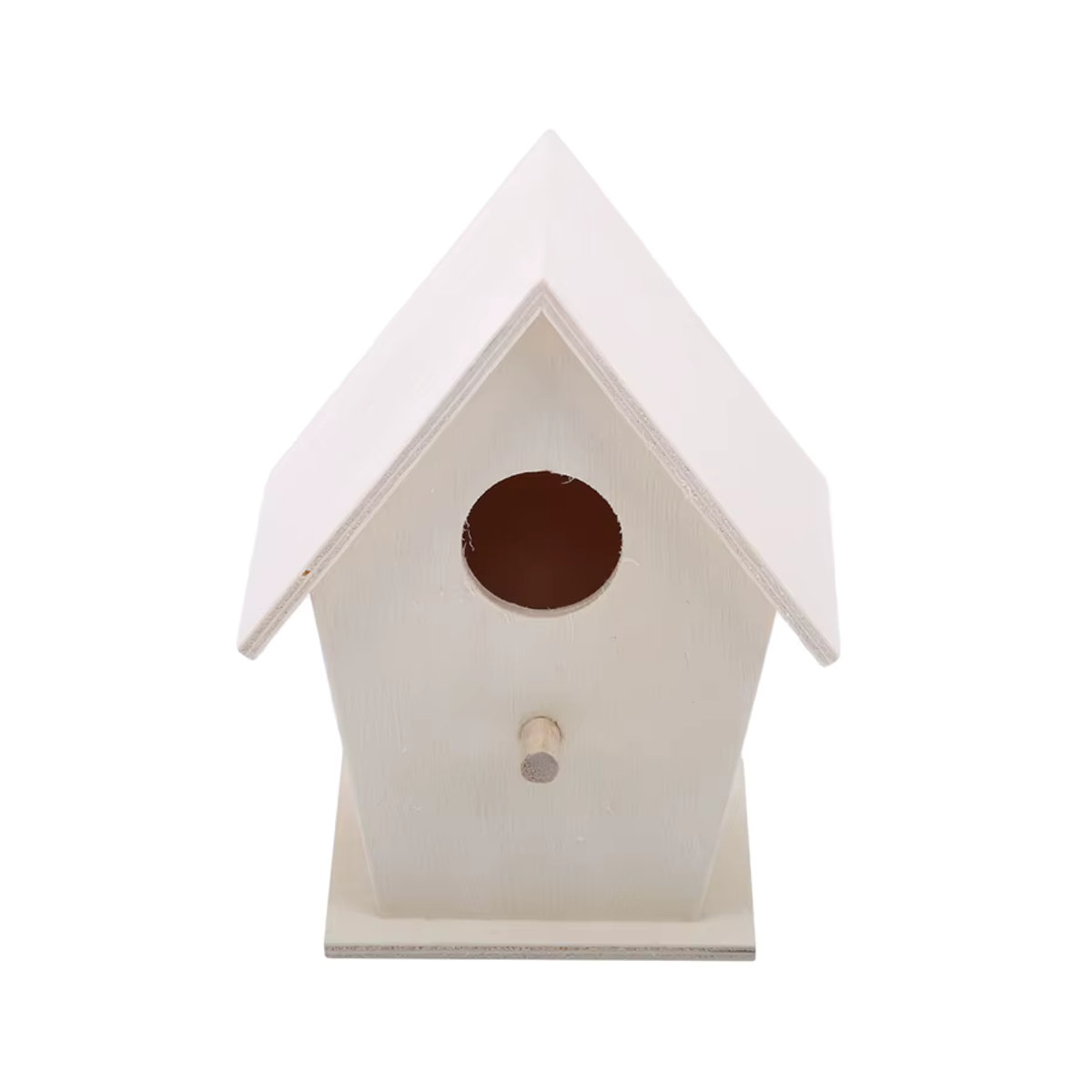 Holz Vogelhaus in Natur für den Garten als dekorative Vogelnest Box zum Aufhängen - Bild 2